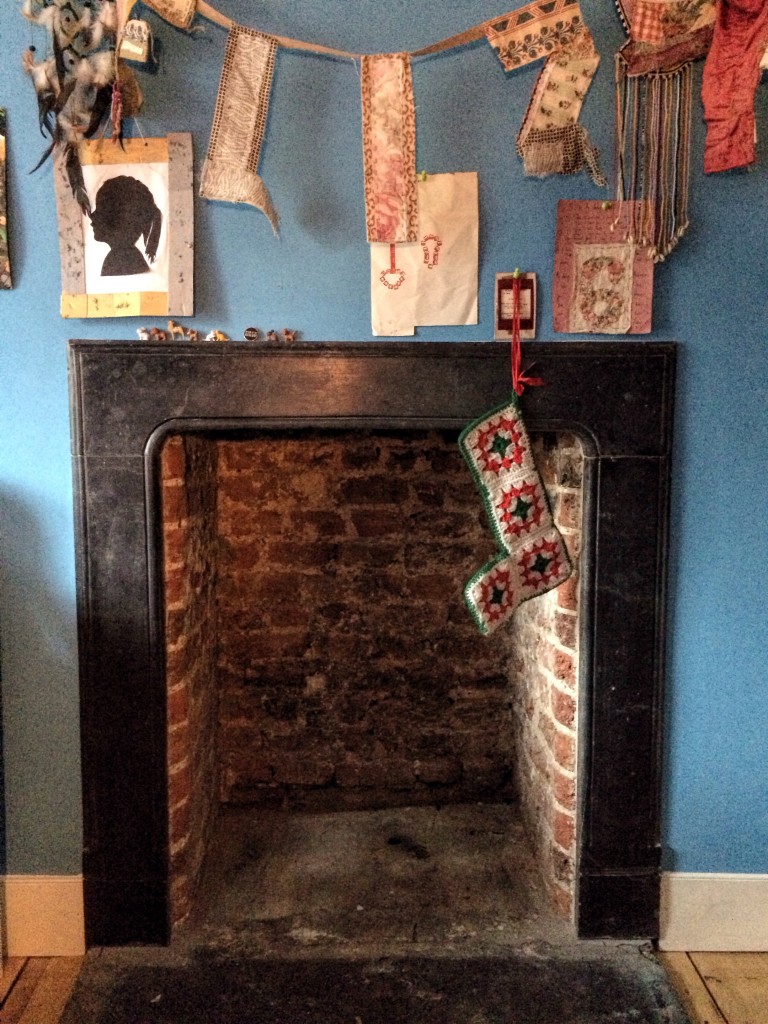 Antique Fireplaces at Christmas