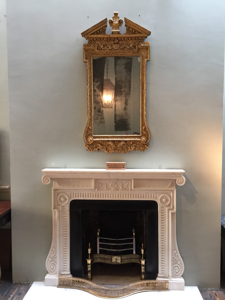 Overmantles, Antique Mirrors and Fireplaces.