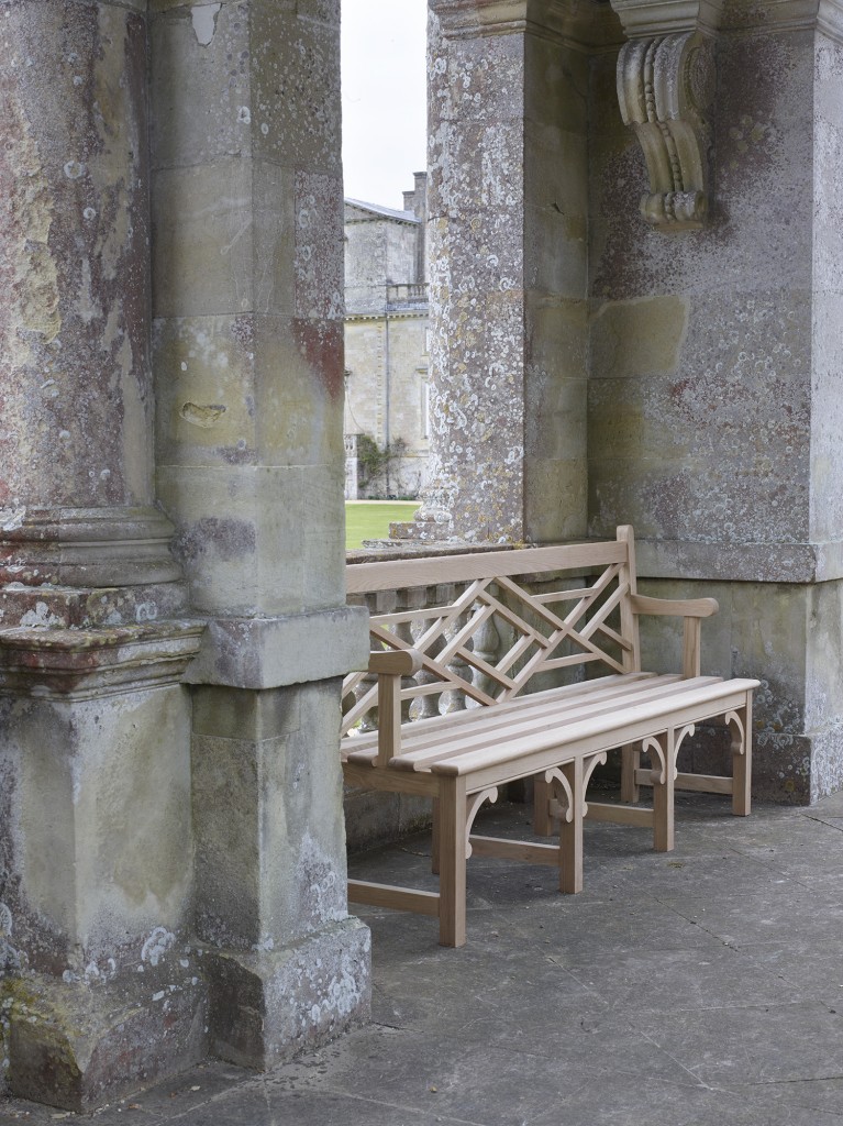handcrafted garden benches